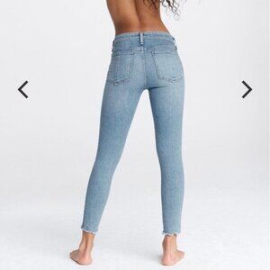 RAG & BONE Blue Cate Mid Rise Ankle Skinny Jeans in Palmer size 27